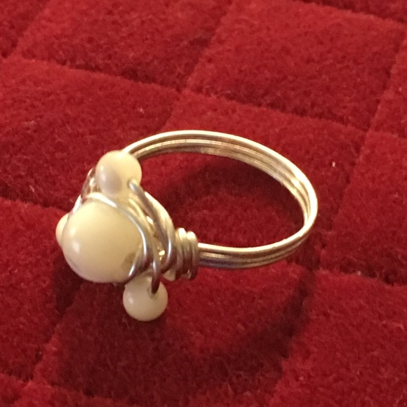 New MOP wire wrapped ring. - Picture 4 of 8